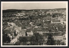 Winterthur, Teilansicht mit Strassenpart