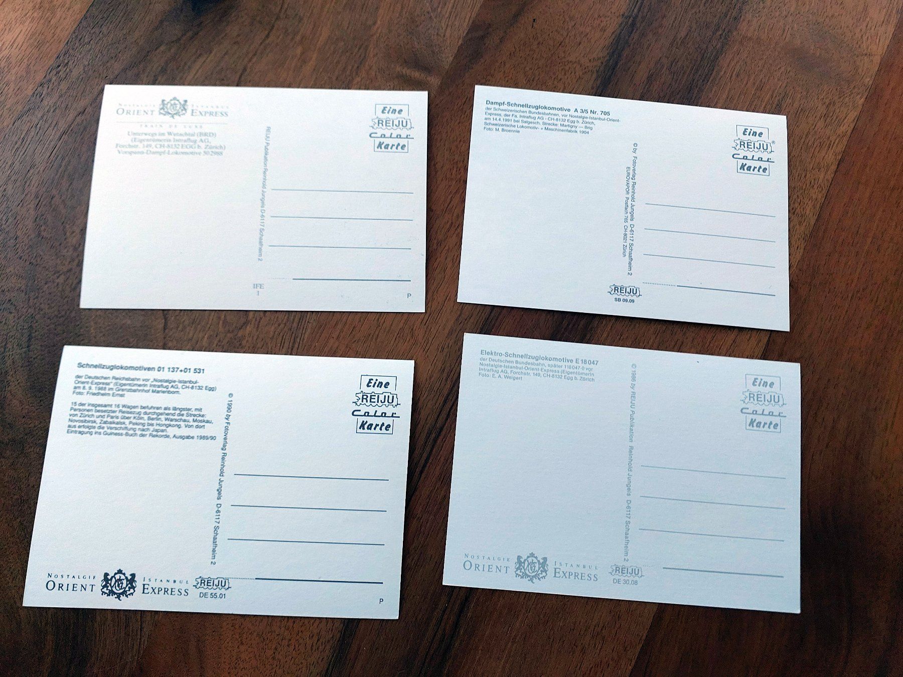 Cartoline postali: Orient-Express - CIWL - Wagons-Lits Karten – Usato da Schönenwerd venduto da Steidi 1