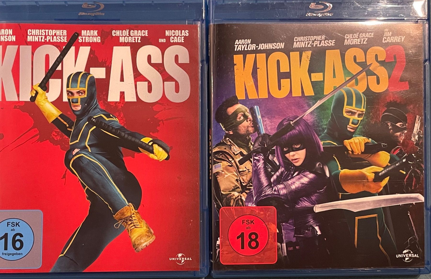 Alle DVDs: Kick-Ass 1 + 2 im Set – Neu (gemäss Beschreibung) aus Waldenburg von Gonzo8