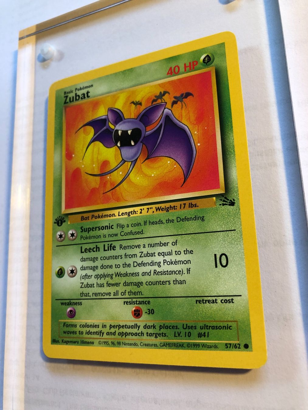 Cartes à collectionner: Zubat 1st Fossil - MINT - ab 1.- – D'occasion à Giubiasco par dan_pr8b 2