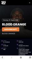 1 Ticket für Blood Orange