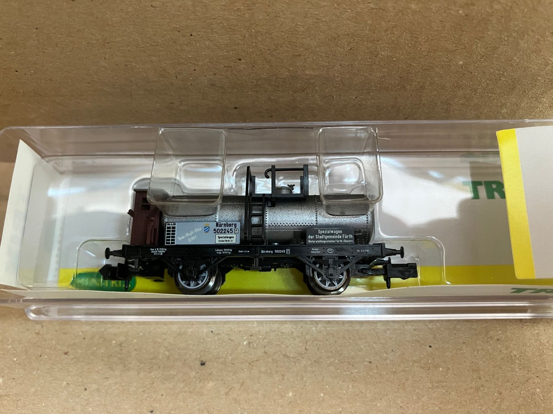 Trix Modellini di ferrovie: Minitrix 15037 2-achsiger Oldtimer Kesselwagen, Spur N – Nuovo (secondo la descrizione) da Neuendorf venduto da sitek071 4