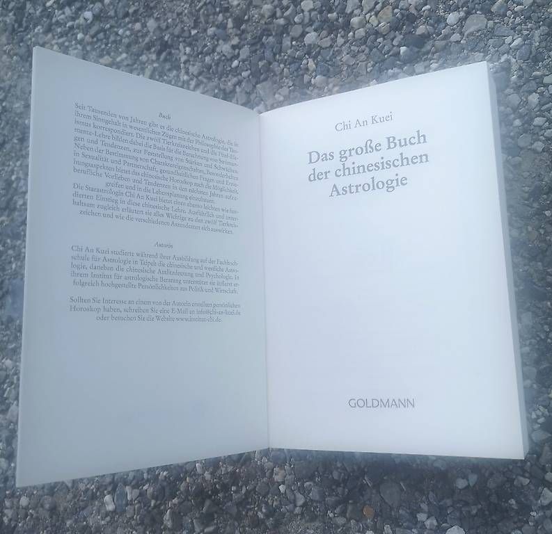 Libri: Das grosse Buch der chinesischen Astrologie – Nuovo (secondo la descrizione) da Burgistein venduto da LaLUZdelFARO 1