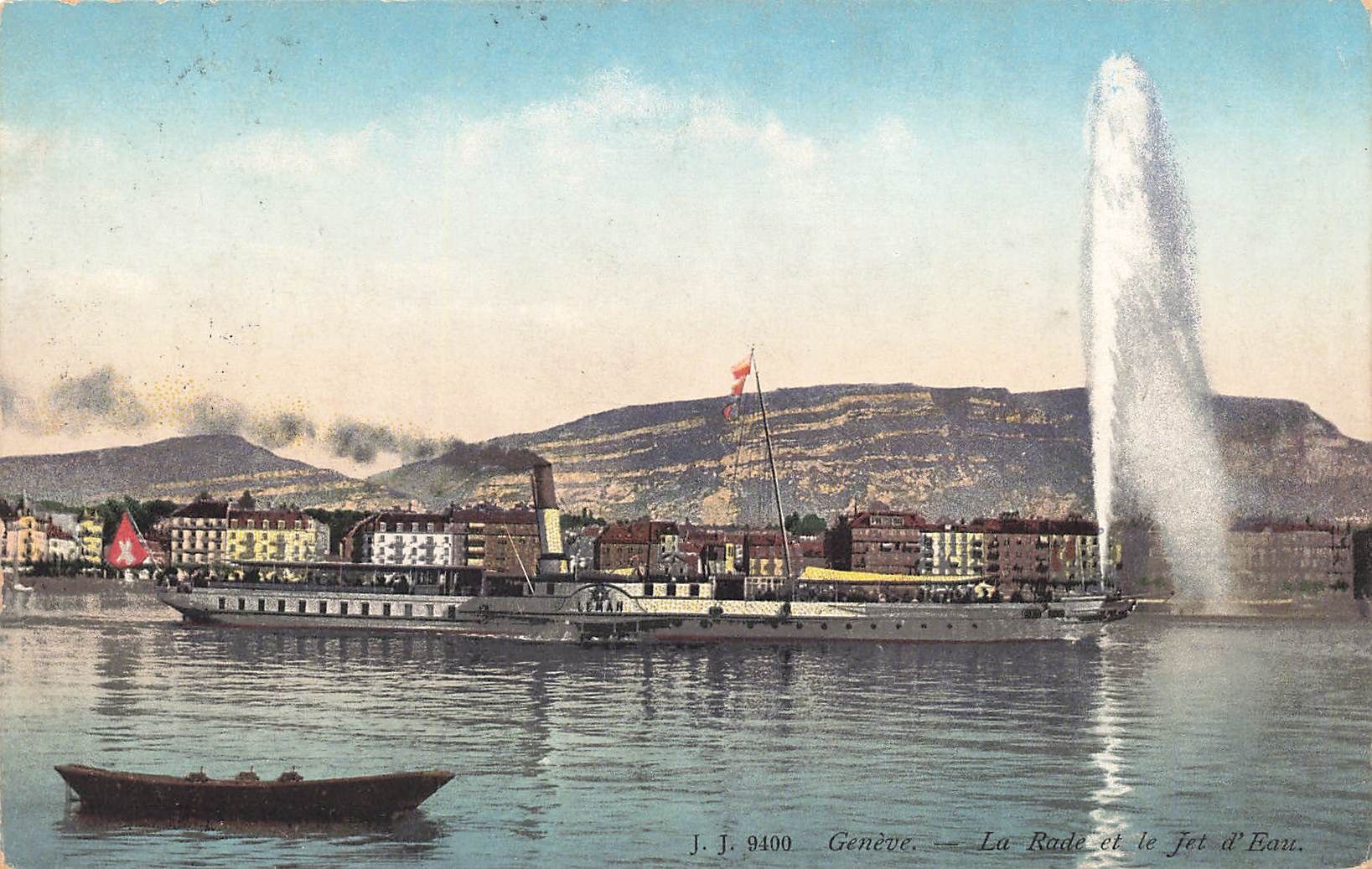 Cartoline postali: Geneve Schiff Boot Battello – Usato da Biasca venduto da Blenio71