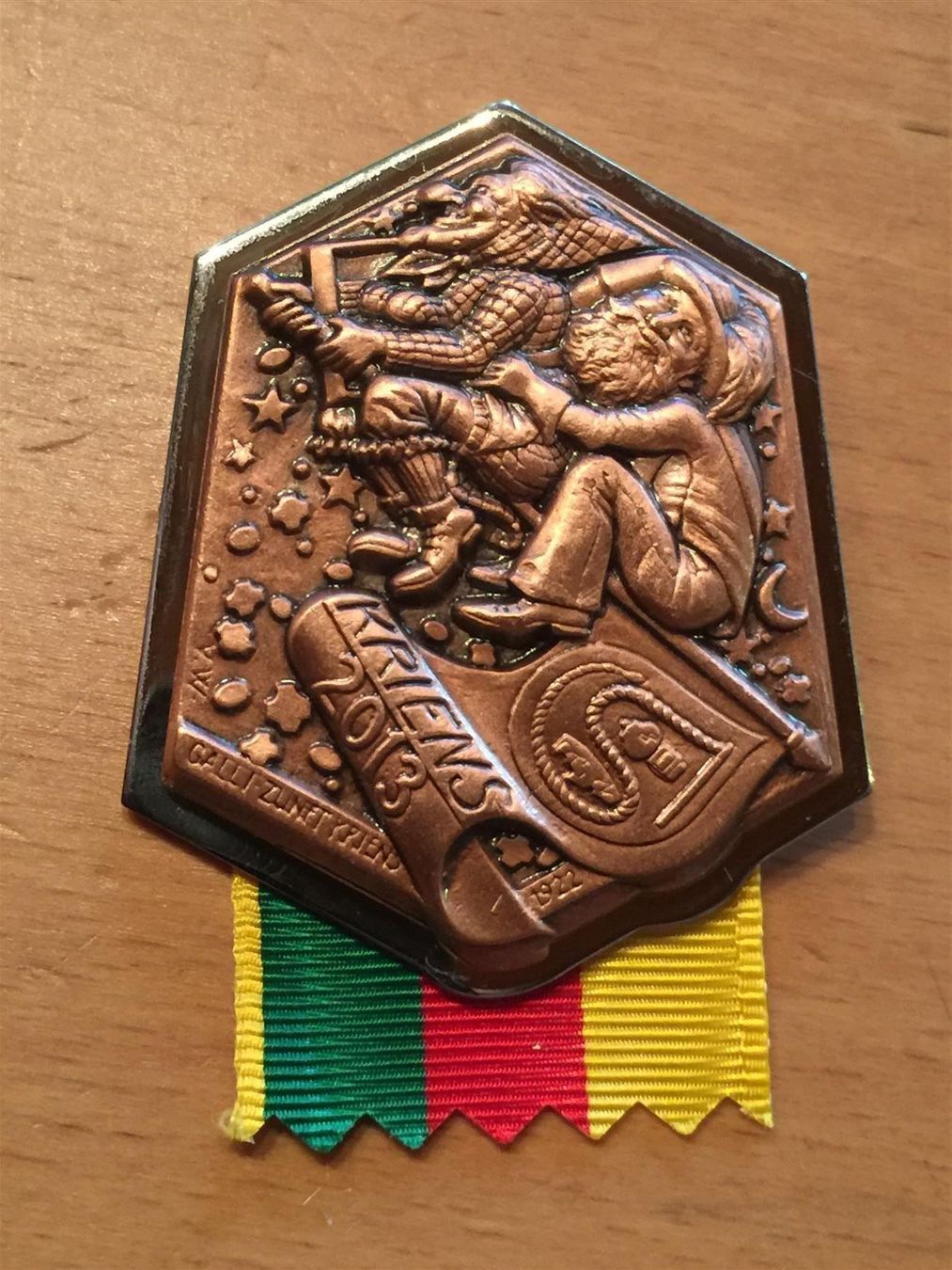 Krienser Placchette & Badge: 2013 Kriens Silber Gallivaterabholung – Usato da Kriens venduto da Meier72