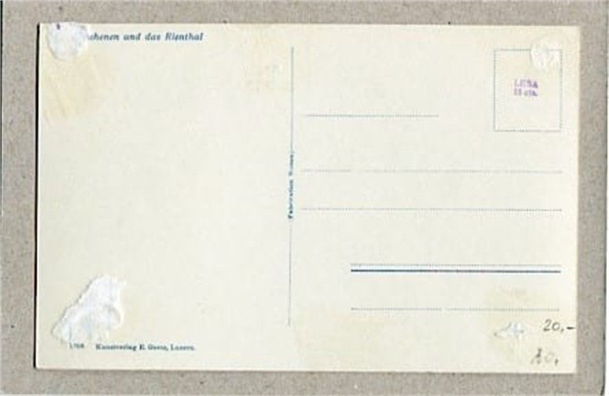 Ansichtskarten: Göschenen und das Rienthal – Gebraucht aus Ottikon b.Kemptth. von Neptun1974 1