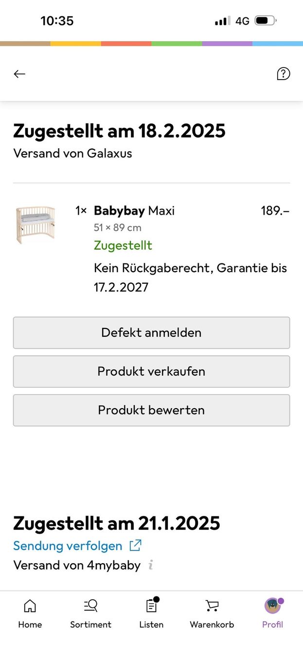 Lits: Baby Beistellbett – D'occasion à Ottenbach par ale_mp9z 2