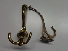 Messinghacken 2 Stk. L= 17 cm B= 7+5 cm