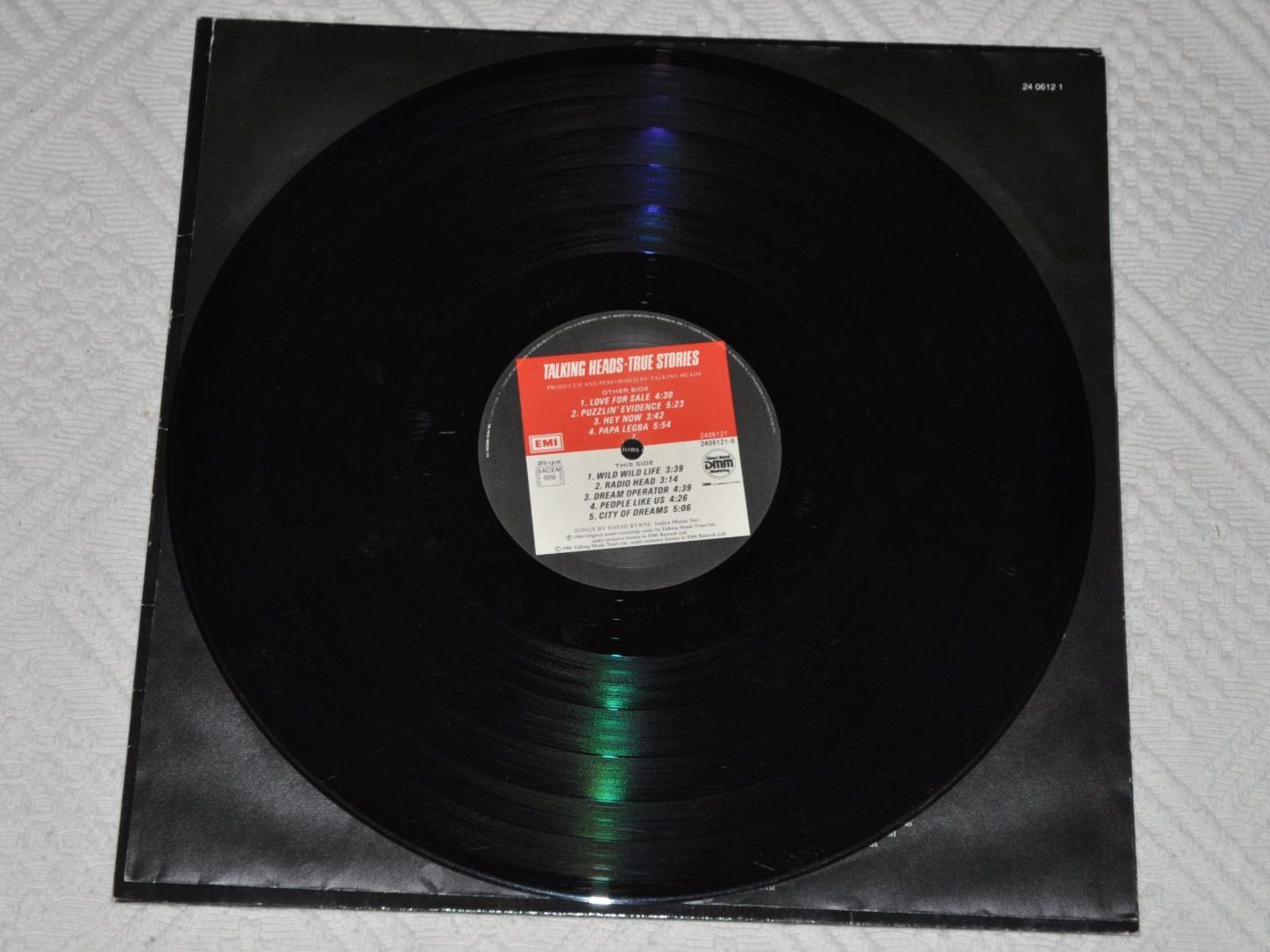 Dischi in vinile: LP Talking Heads - True Stories – Usato da Boll venduto da Theodora15 5