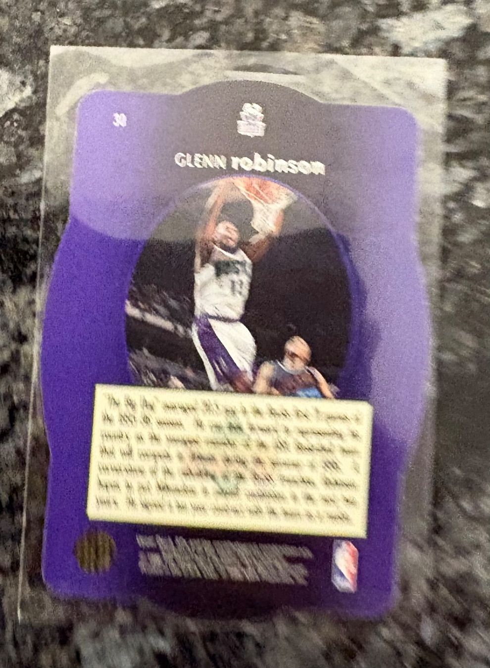Nba Carte collezionabili: NBA Glenn Robinson Upper Deck SPX 96 Card – Nuovo (secondo la descrizione) da Muttenz venduto da joba23 1