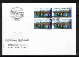 2008  FDC 4er DE-CH  aus ABO