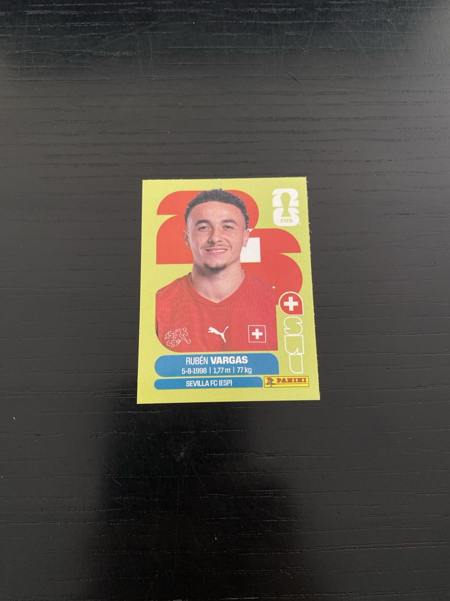 Panini Carte collezionabili: Rubén Vargas Sticker - SUI 18 – Nuovo (secondo la descrizione) da Bern venduto da AndrinHolzer