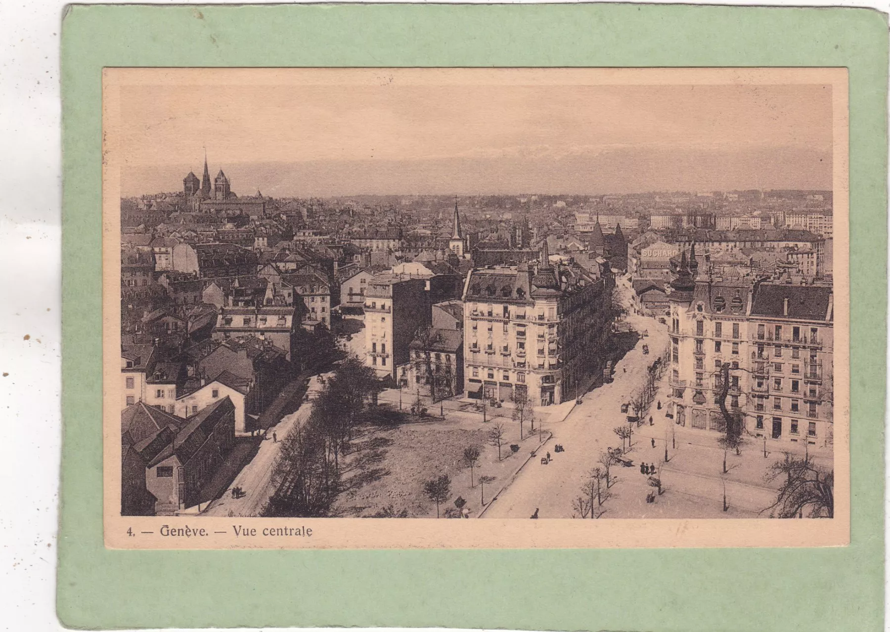 Cartoline postali: Genève 1910 – Usato da Herisau venduto da Lisegrat2008