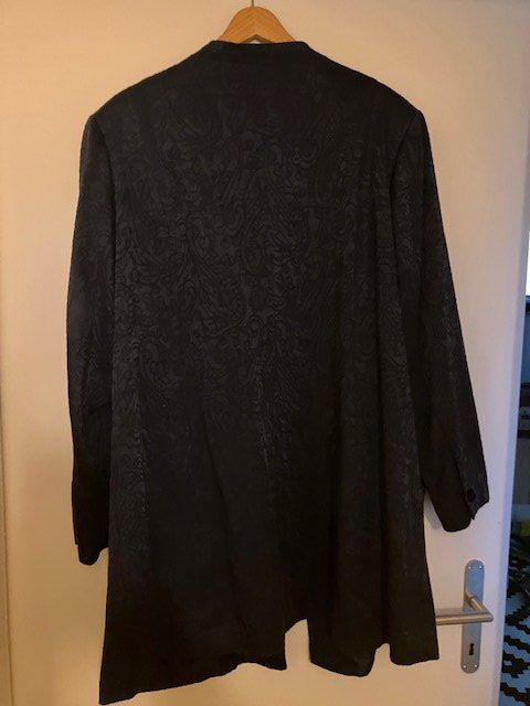 Giacche: dunkelblauer, kragenloser blazer – Usato da Schwarzenberg LU venduto da kindler007 1