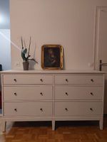 Commode 6 tiroirs, blanc, 162x95 cm