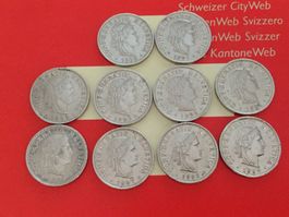 20 Rappen 1990 - 99 komplett