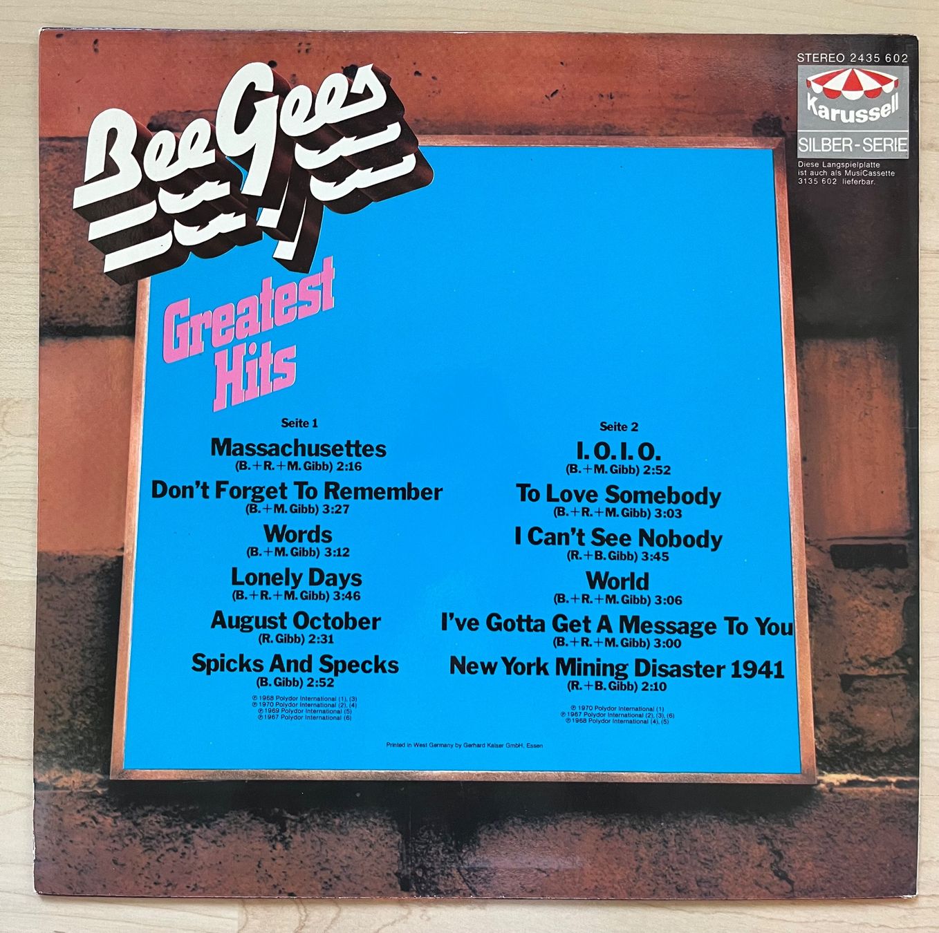 Dischi in vinile: Bee Gees - Greatest Hits Vinyl – Usato da Zürich venduto da Gurkis 1
