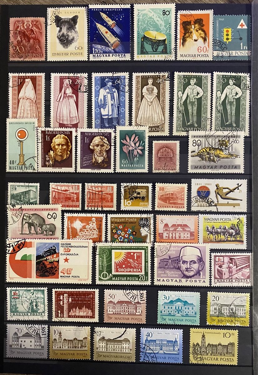 Tutti i francobolli: 94 timbres Hongrie – Usato da Petit-Lancy venduto da Solcarm 1