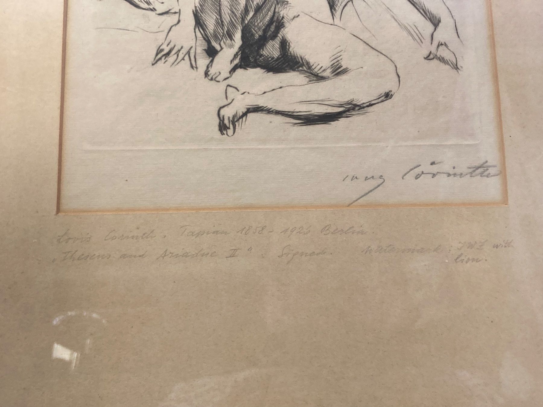 Grafiken & Lithographien: CORINTH Lovis 1856-1925 Radierung signiert – Gebraucht aus Bern von Jwpm66 2