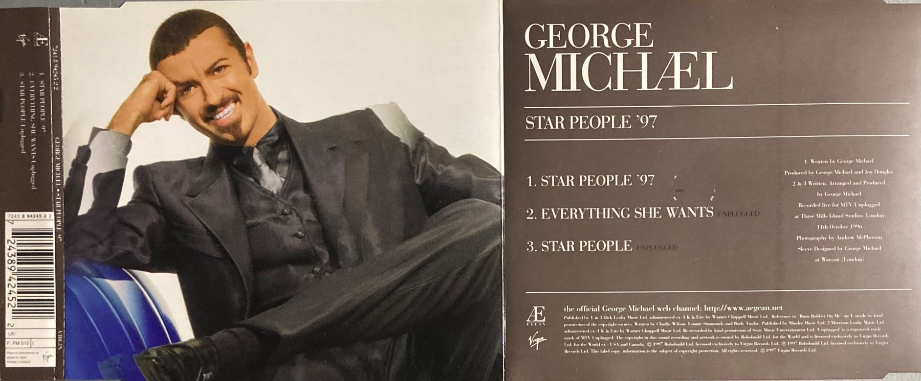 CDs: GEORGE MICHAEL - STAR PEOPLE '97 – D'occasion à Poliez-Pittet par Newtown-Records