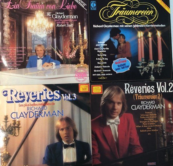 Dischi in vinile: 4x LP’s Richard Clayderman – Usato da Grüningen venduto da azulmarron