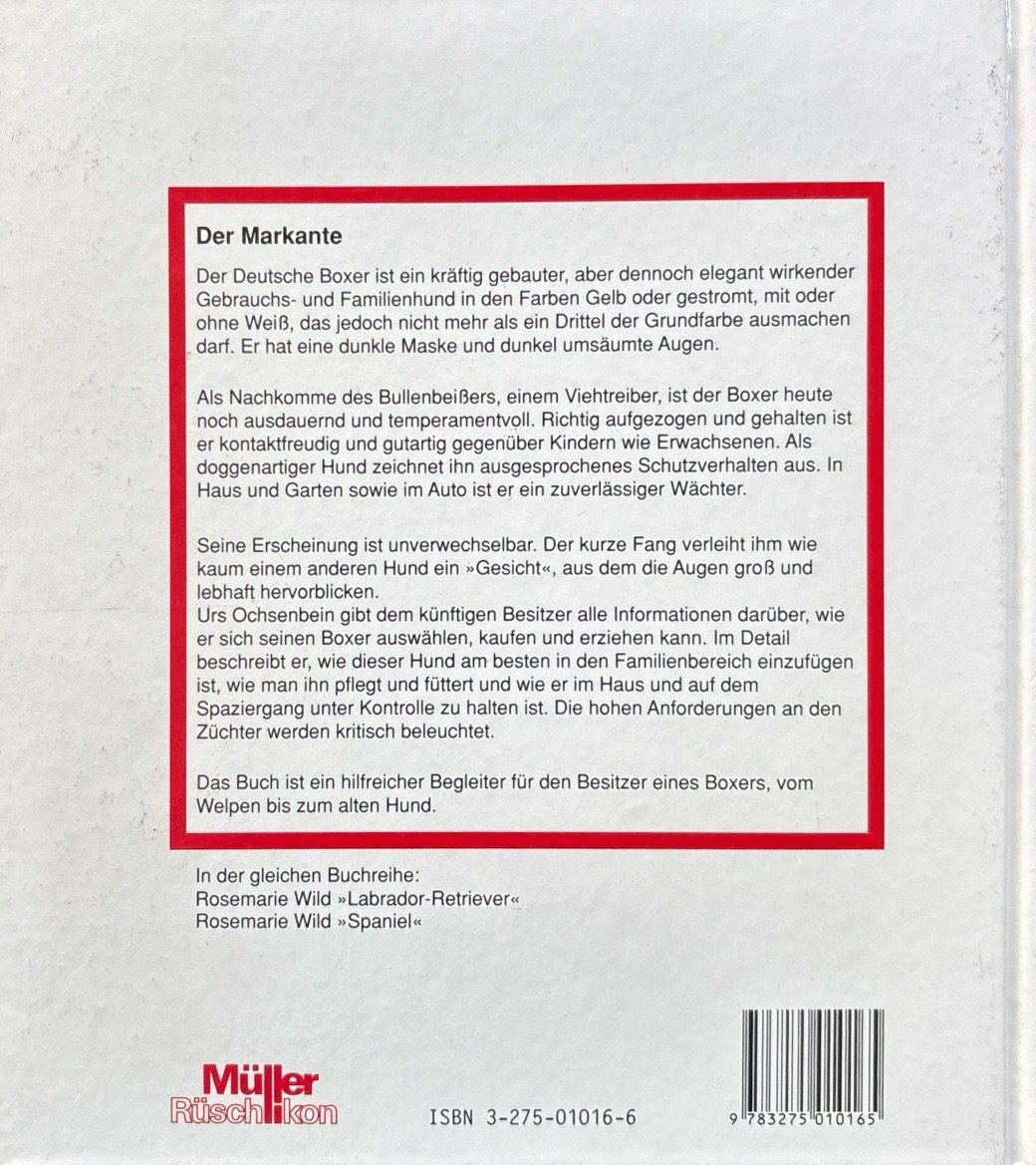 Libri: Deutscher Boxer – Nuovo (secondo la descrizione) da Sarnen venduto da Livres 1