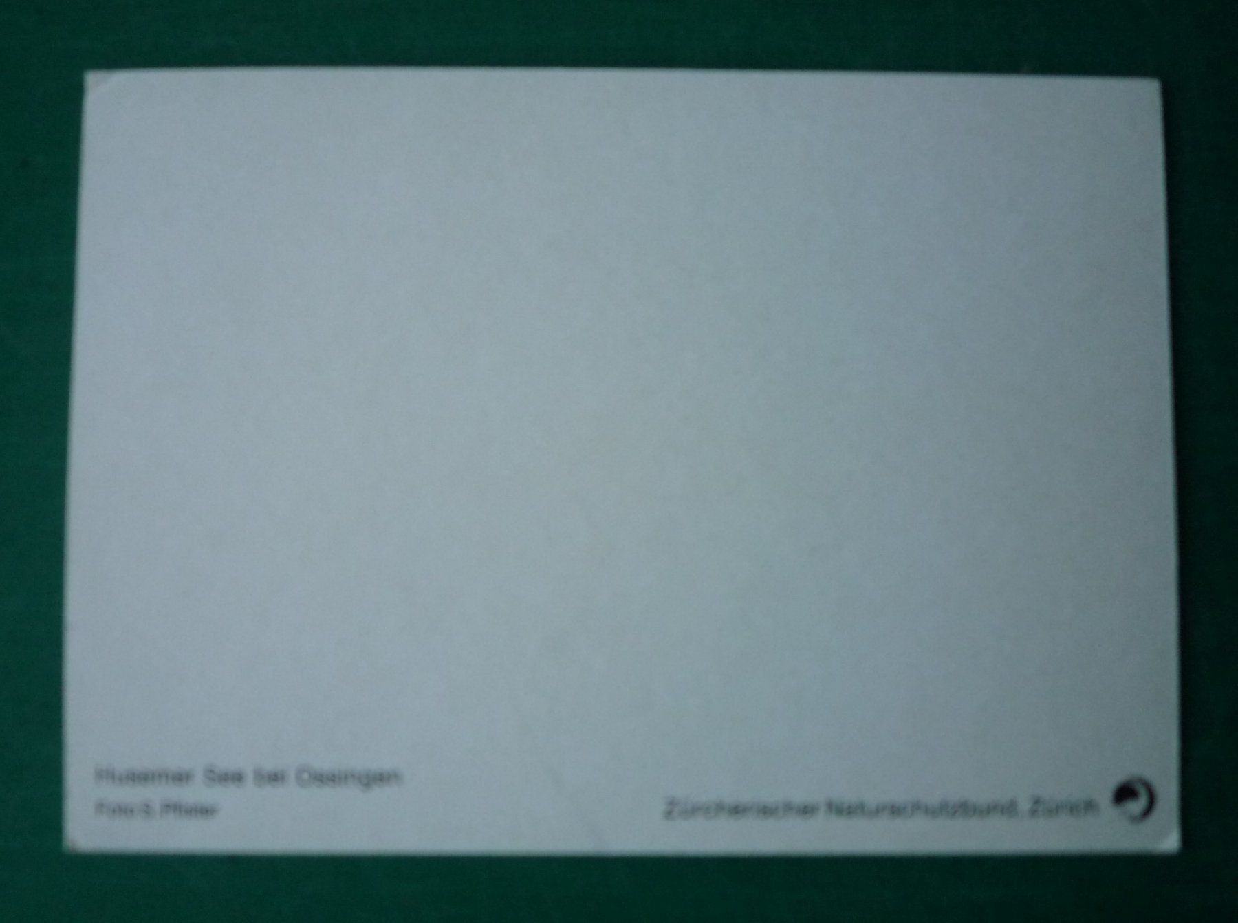 Cartoline postali: Husemer See bei Ossingen (Ansichtskarte) – Usato da Rafz venduto da Sonnenblume305 1