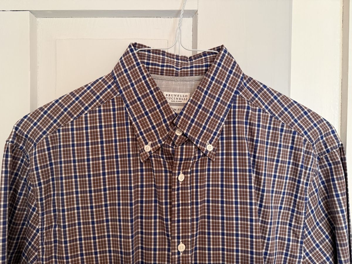 Brunello Cucinelli Camicie: Brunello Cucinelli Hemd Grösse L, Slim Fit – Usato da Uhwiesen venduto da Zimtsterndli89 1