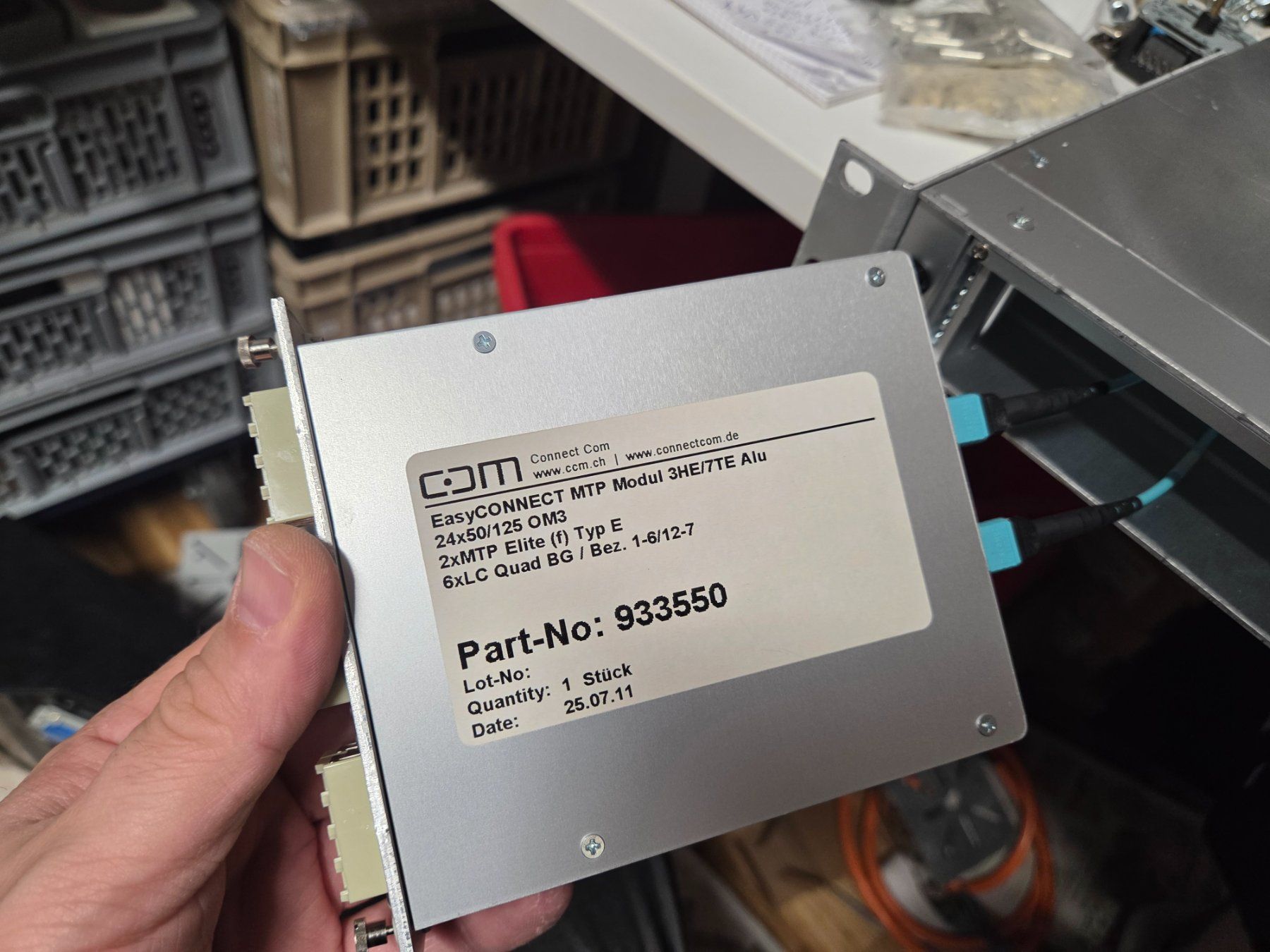 Racks & Supports: LWL Patch-Panel 19" Patchpanel mit MTP Modul – D'occasion à Zürich par Alibaba1234 3