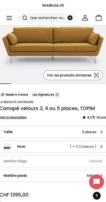La Redoute Divani: Hochwertiges Sofa von La Redoute – Usato da Zürich venduto da den_vl9w 1