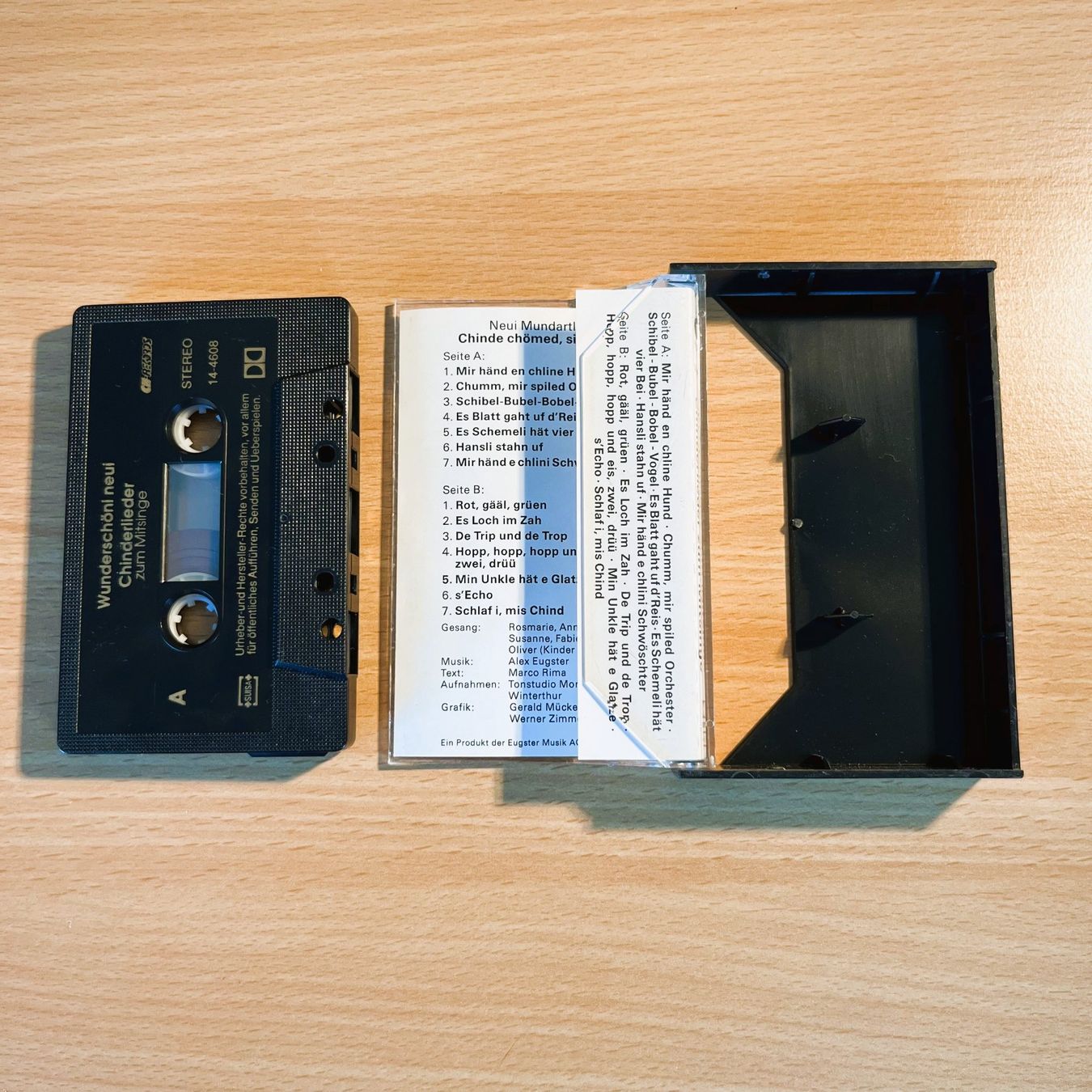 Cassettes audio: MC - Wunderschöni neui Chinderlieder zum Mitsinge – D'occasion à Amlikon-Bissegg par allerlei-versand 1