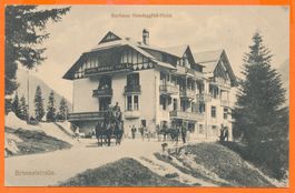 Kurhaus HANDEGGFALL - 3 spännige - Postkutsche 1918