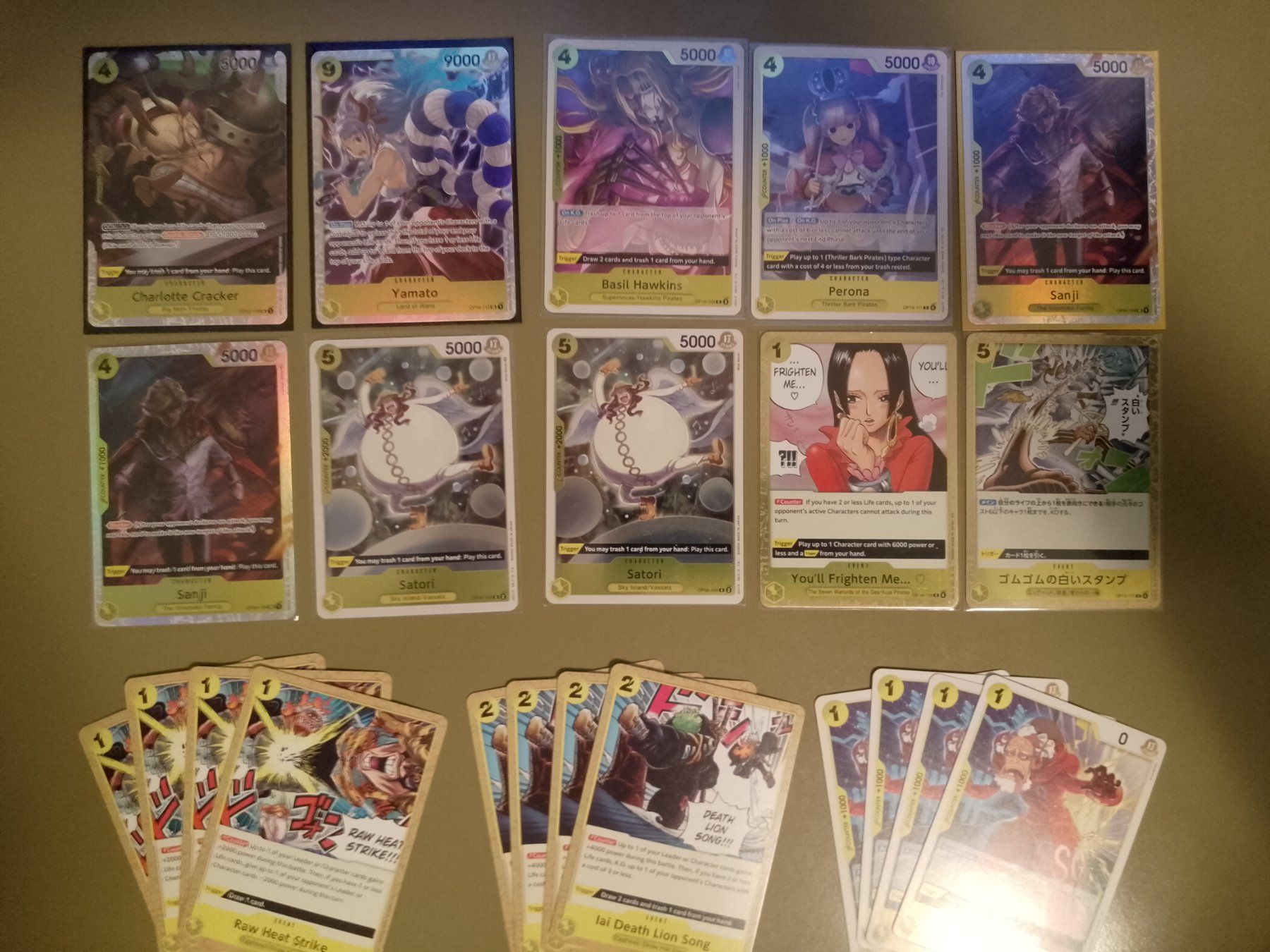 Bandai Sammelbilder & Trading cards: One Piece Yellow LOT – Neu (gemäss Beschreibung) aus Jona von Stack