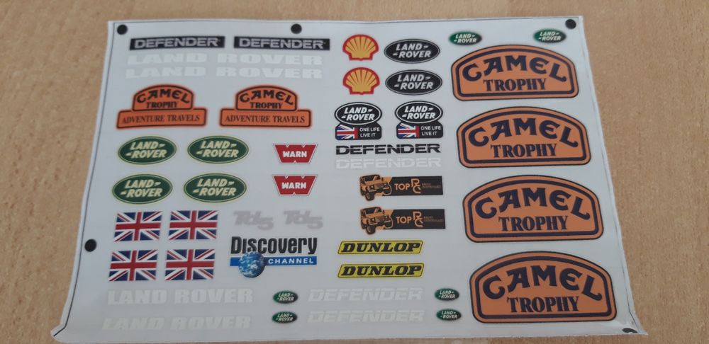 RC Stickers Camel Trophy Land Rover RC (Neu (gemäss Beschreibung)) in ...