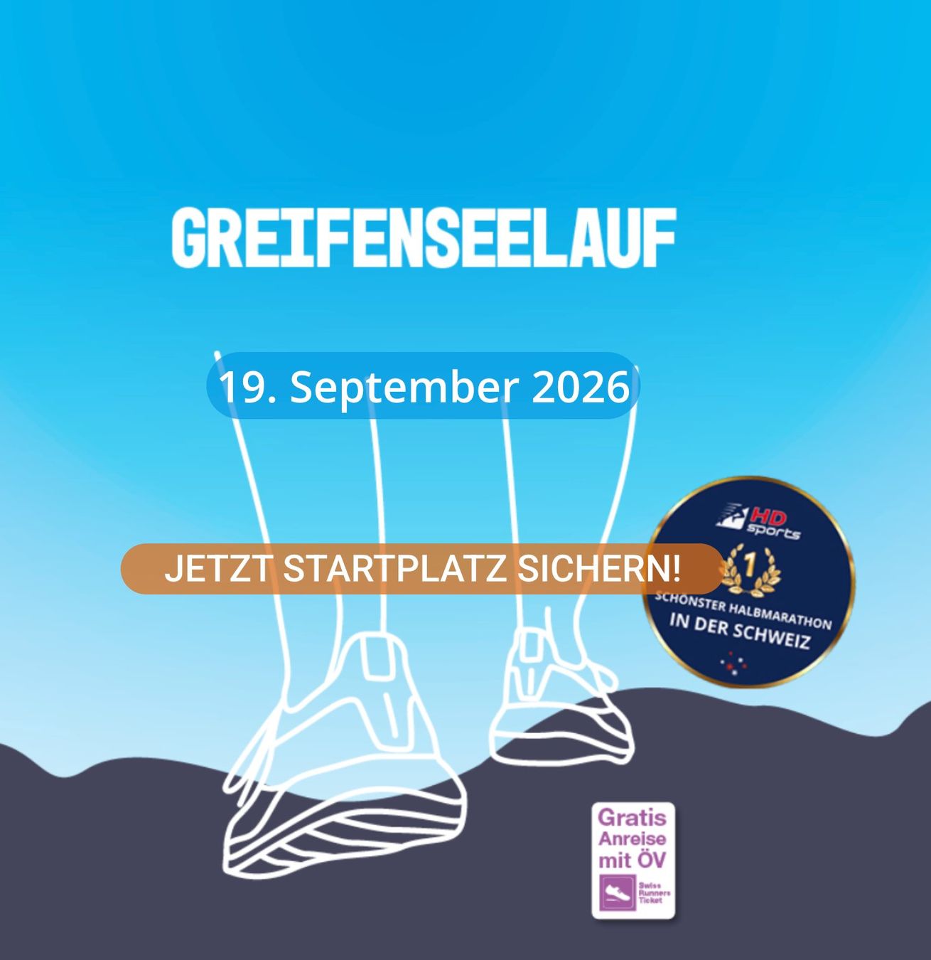 Biglietti: Greifenseelauf 2026 Halbmarathon Startplatz – Nuovo e nell'imballaggio originale da Zürich venduto da eli_h6ll