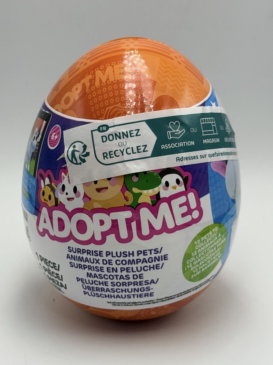 Spielzeuge: Adopt Me Überraschungs-Ei Serie 4 Plüschtier neu – Neu und originalverpackt aus Emmen von VK-Retail