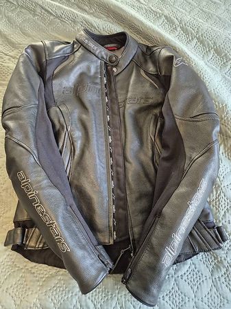 Blouson moto femme Alpinestars Stella Devon  cuir véritable