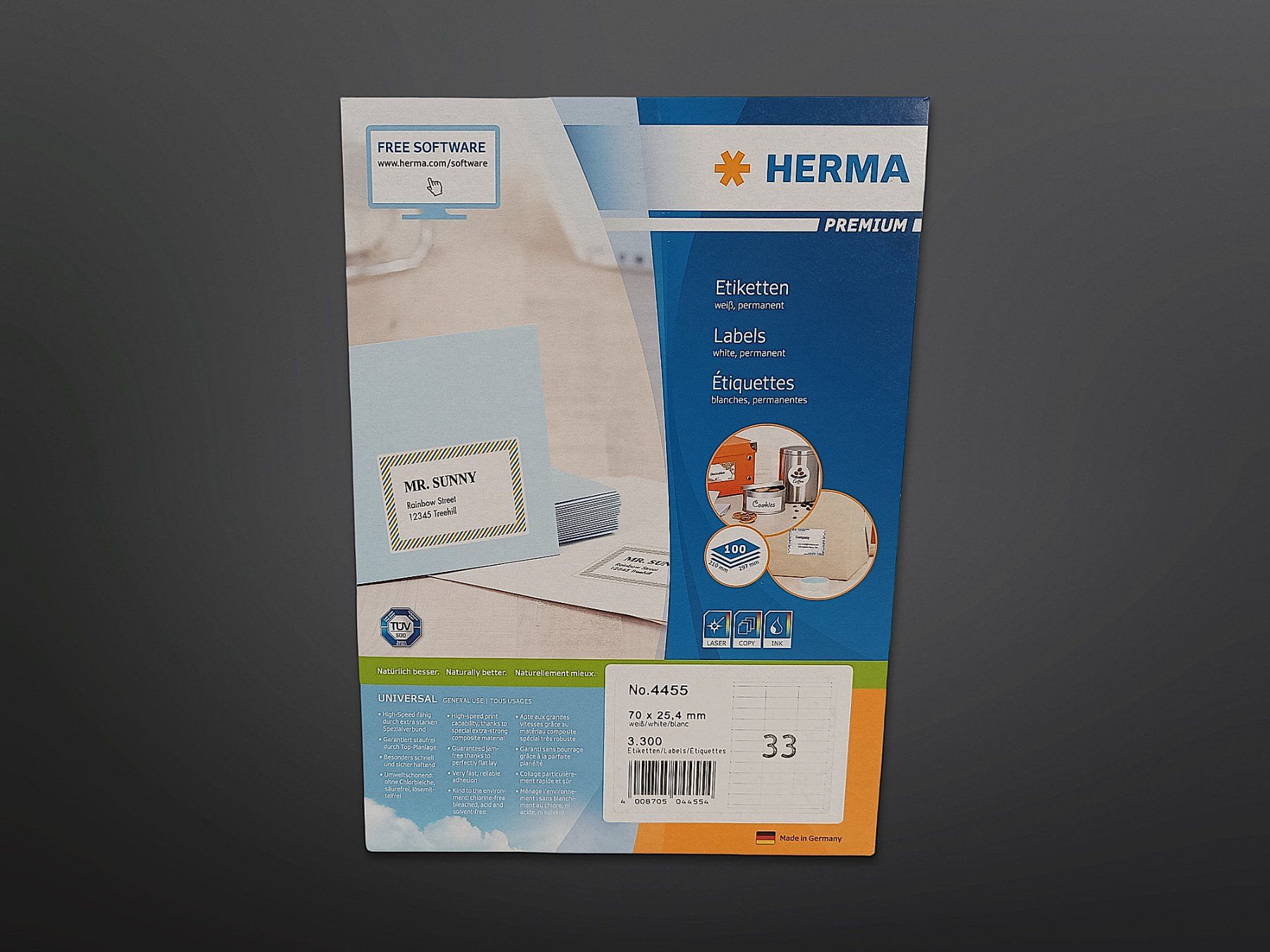 Sticker: HERMA Etiketten Nr. 4455 – Nuovo (secondo la descrizione) da Suhr venduto da Restwert_Suhr