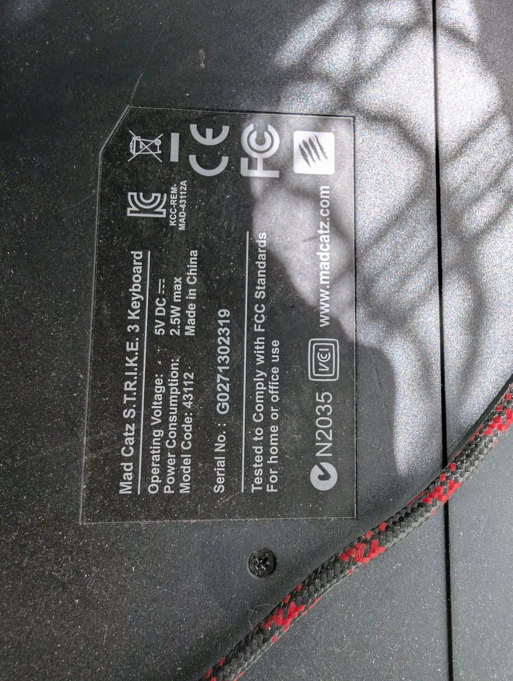Tastiere: Mad Catz S.T.R.I.K.E. 3 Gaming Keyboard – Usato da Seltisberg venduto da lagoo 2