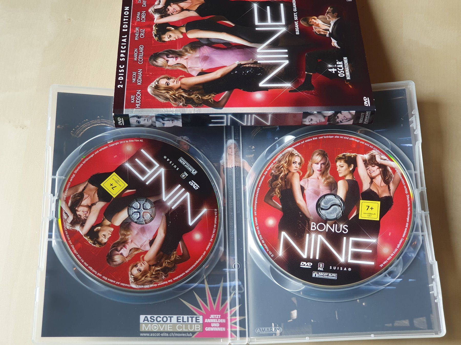 Tutti i DVDs: Nine 2 DVD's – Usato da Stansstad venduto da collectorsshop 2