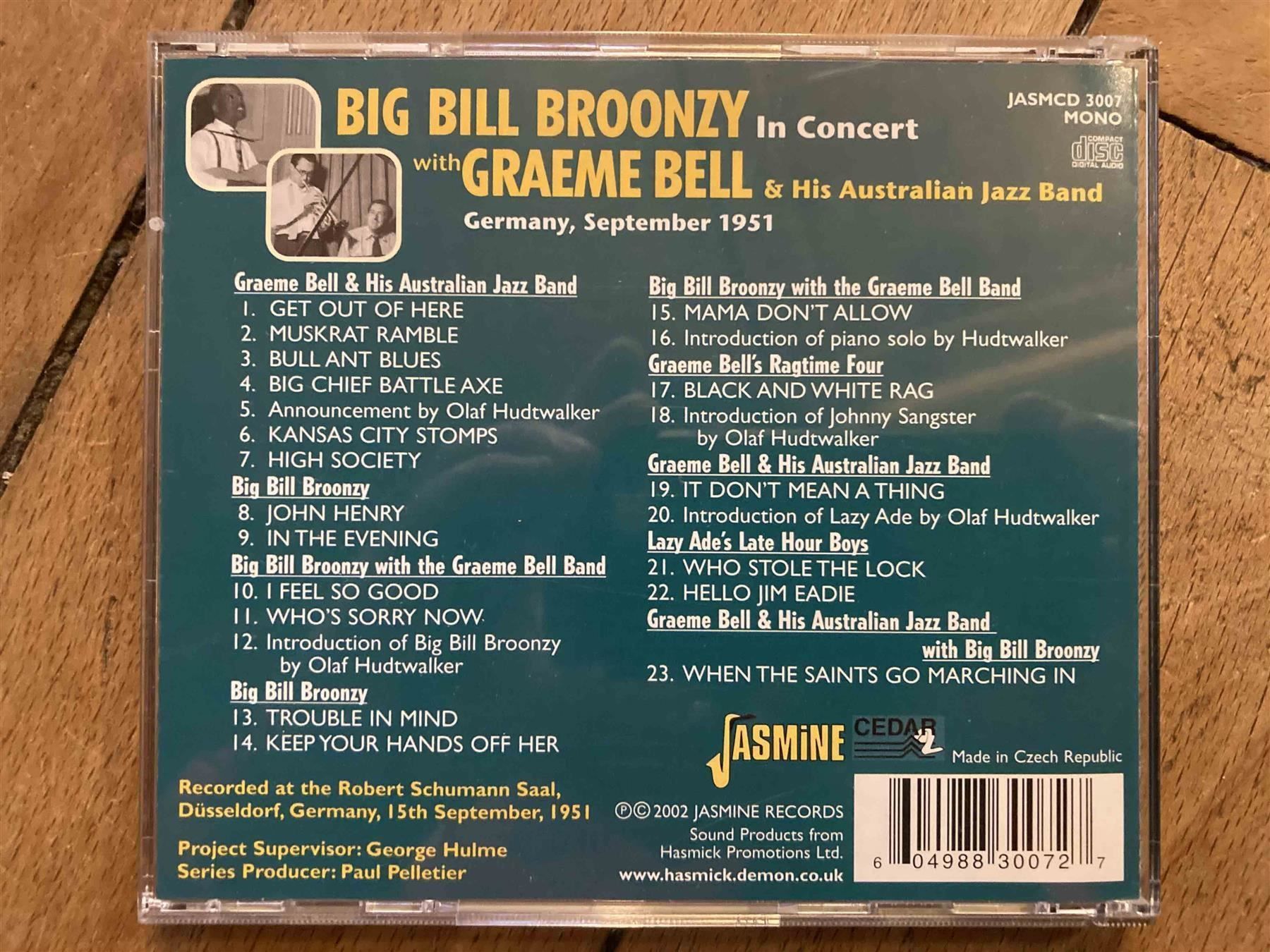Biglietti: Big Bill Broonzy Live, Düsseldorf, 1951 – Usato da Luzern venduto da Needful_Things 1