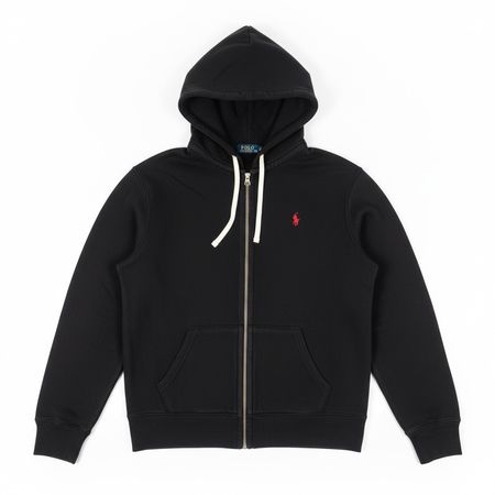 Sweat à capuche zippé Polo Ralph Lauren noir - L #C