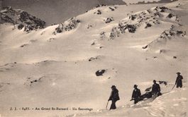 Au Grand St-Bernard - Un Sauvetage