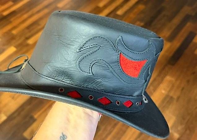 Hüte, Mützen & Caps: Gothic Steampunk Lederzylinder  – Gebraucht aus Grüningen von sah_l668 1