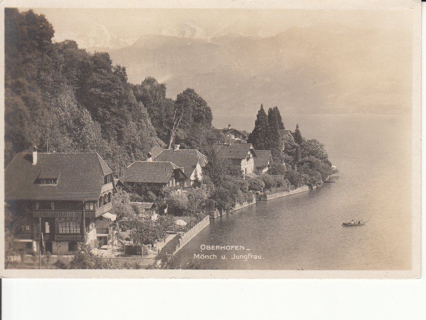 Cartoline postali: Oberhofen ca. 1935 – Usato da Bürglen TG venduto da StampGraf