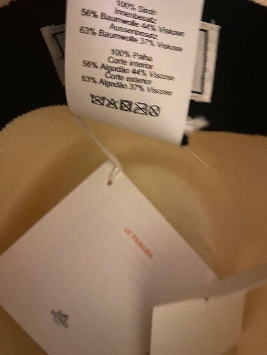 Hermès Copricapi, berretti & cappellini: Hermes Panamahut Original Gr.59 – Nuovo e nell'imballaggio originale da Zürich venduto da NNK28 9