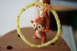 Limonen  Jade    Armband  4mmx2mm  18,5cm   TOPSTONE