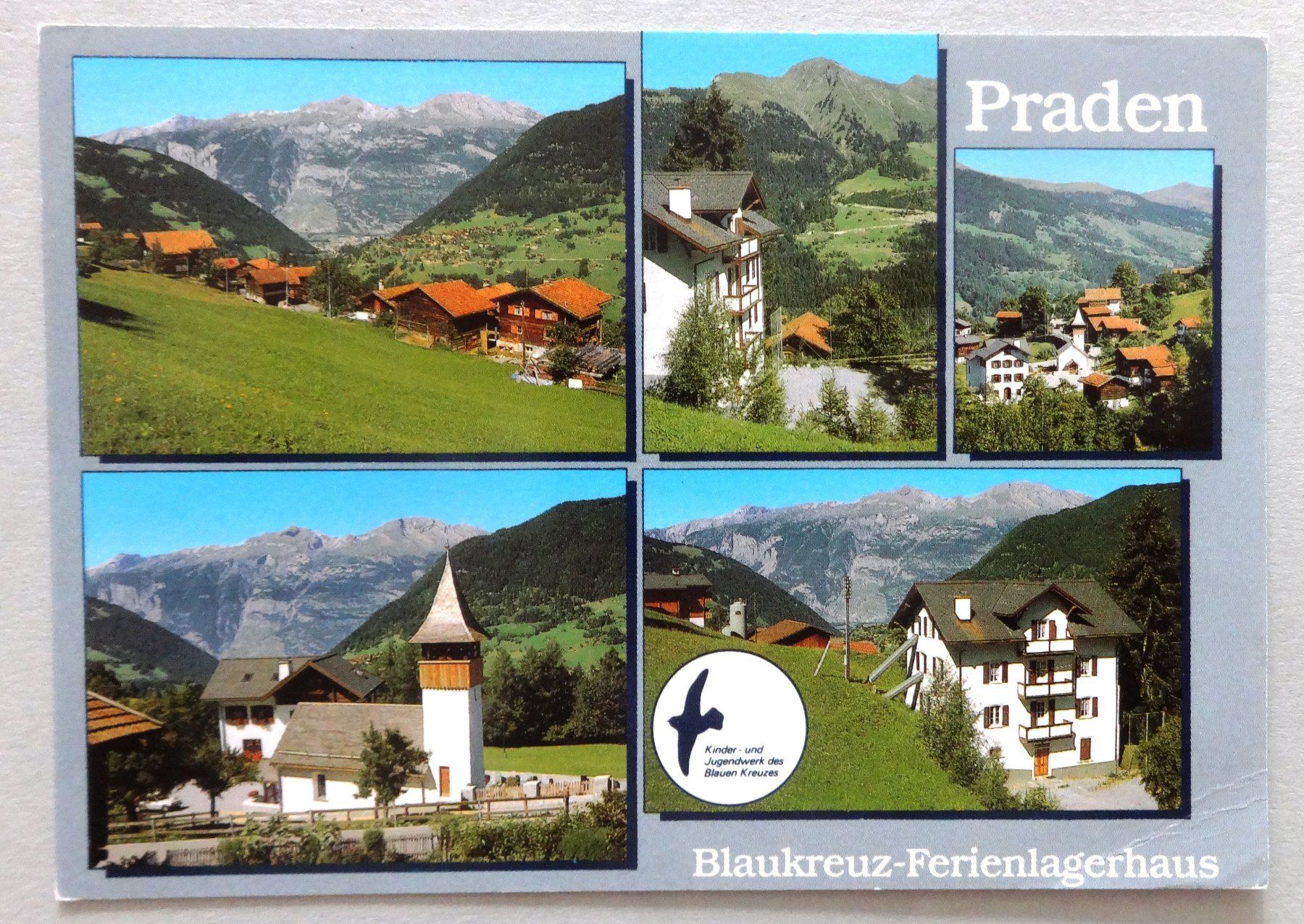 Ansichtskarten: Praden ob Chur, 1160 m ü/M – Defekt aus Fétigny von Billy2miny