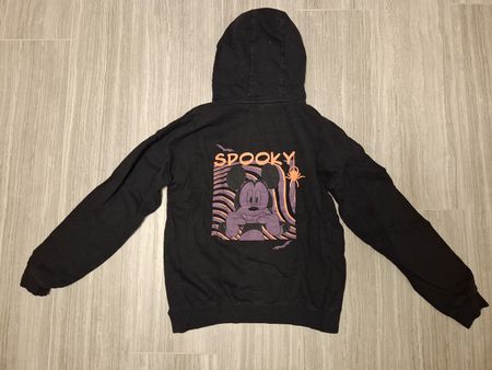 pull à capuche noir mickey mouse taille 158/164