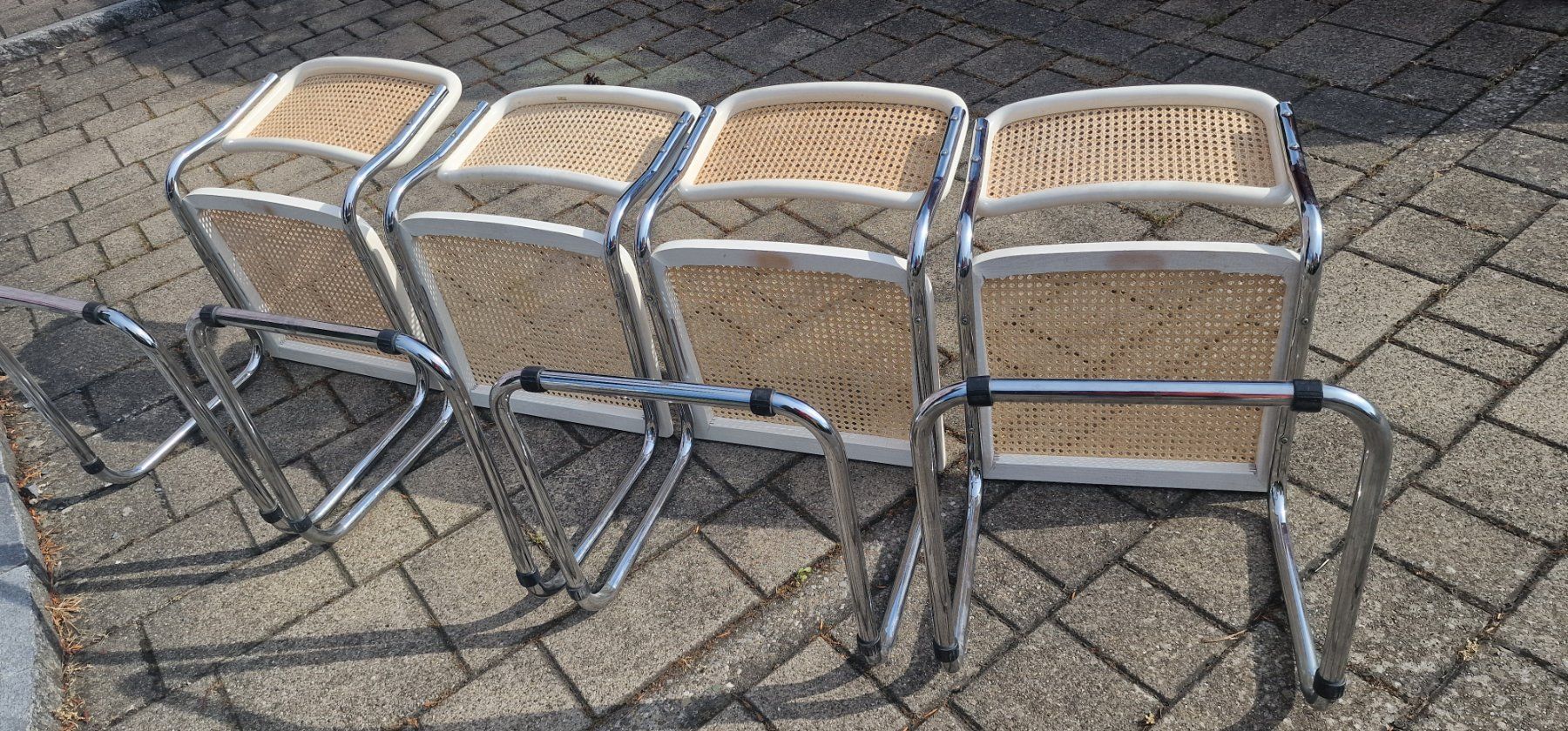 Sedie: Vintage 4 stk freischwinger stühle – Usato da dietikon venduto da Deva64 8